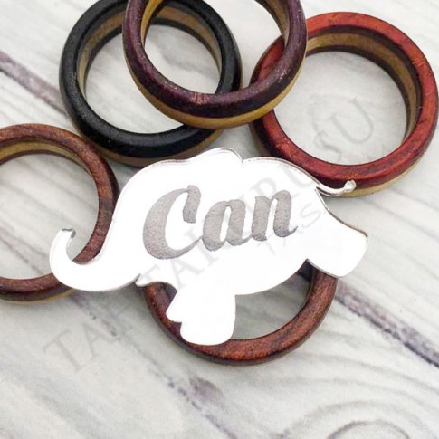 Pleksi ayna lazer kesim Bebek Fil